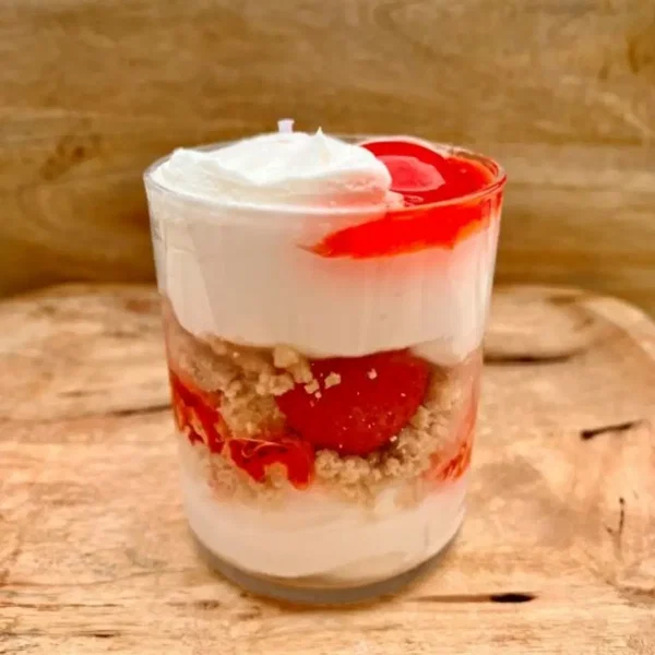 Bougie Tiramisu Fraise