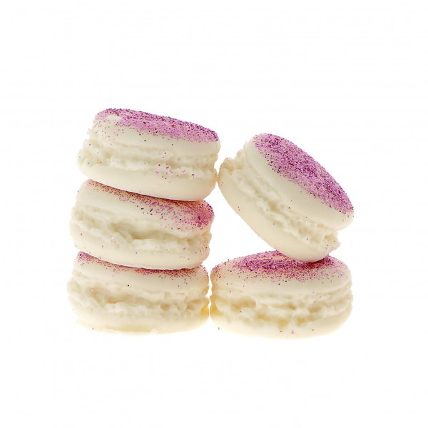 Savon macaron Cranberry Litchi Paillettes