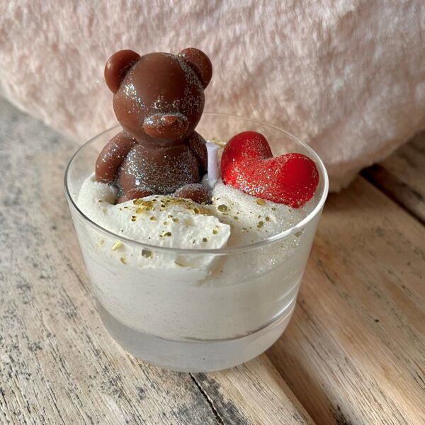Bougie petite verrine Amour