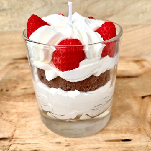 Bougie Génoise Fraise Chantilly