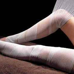 Le soin jambes légères (massage et enveloppement)