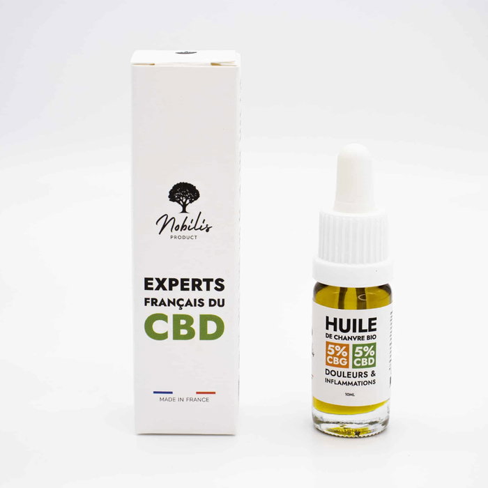 Huile sublinguale 10% CBD + CBG - 10ml
