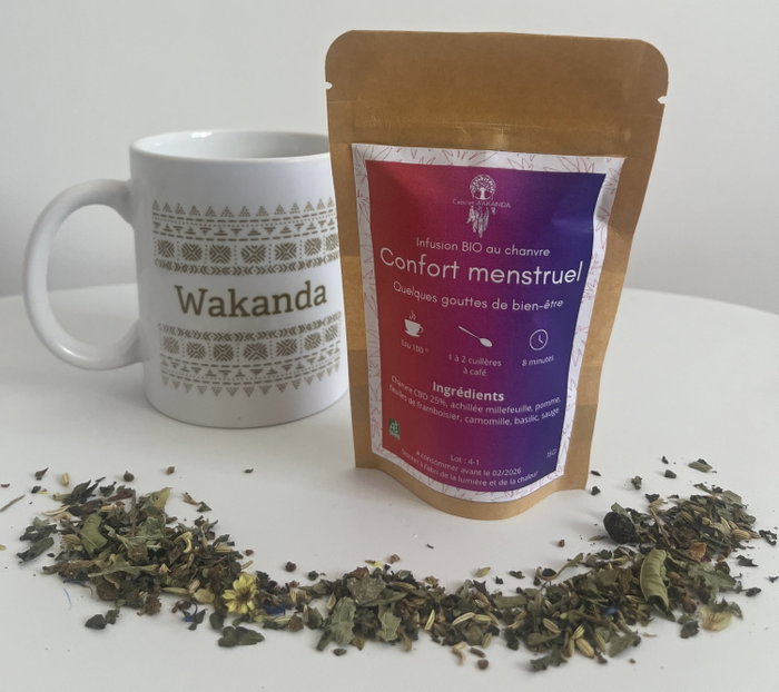 Infusion Wakanda Confort Menstruel – 25% CBD