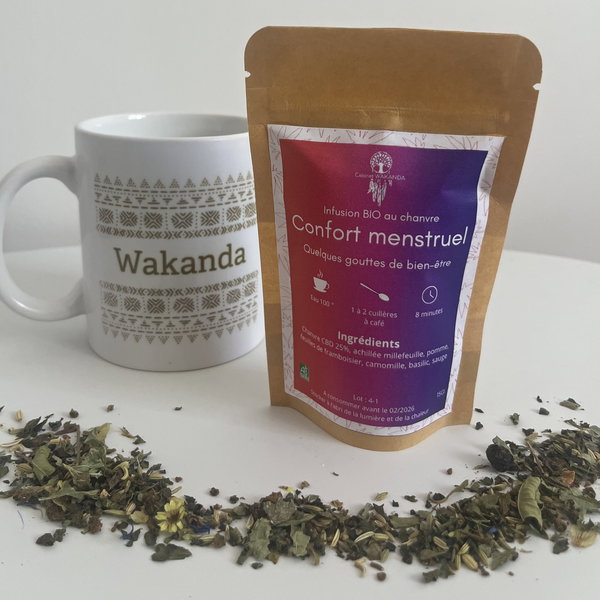 Infusion Wakanda Confort Menstruel – 25% CBD