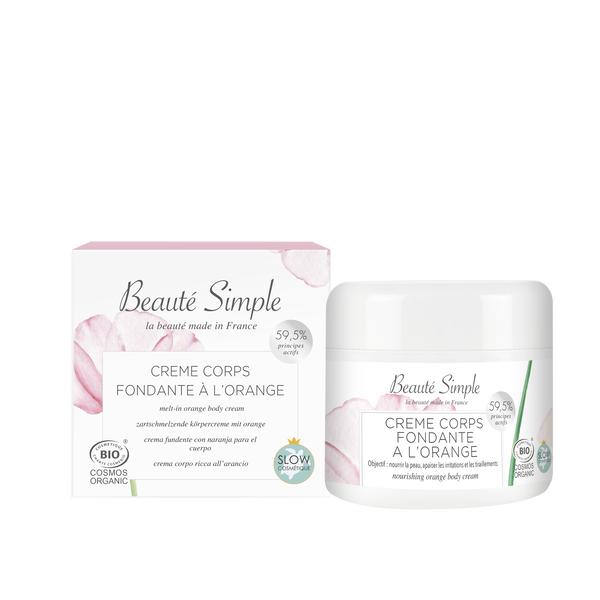 Crème Corps Fondante à l'orange Beauté Simple