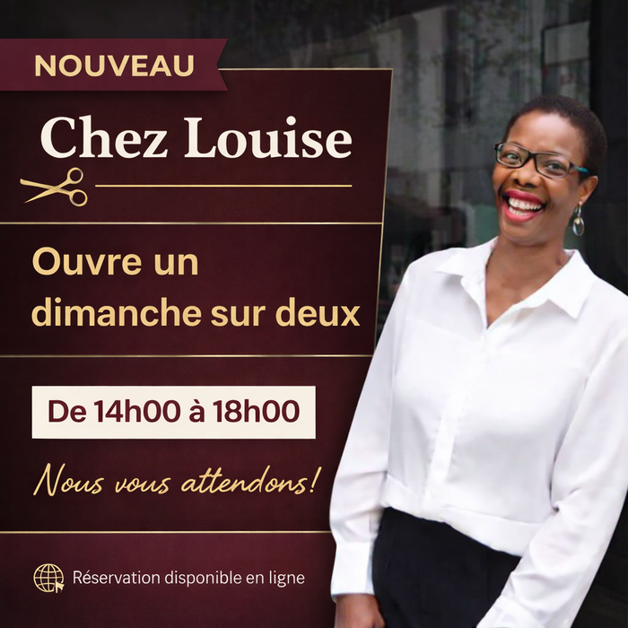 Chez Louise geste ta coiffure
