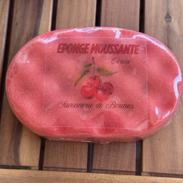 Éponge moussante Cerise