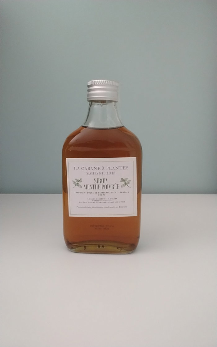 Sirop de menthe poivrée