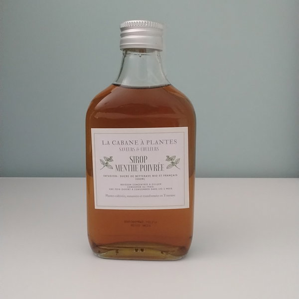 Sirop de menthe poivrée