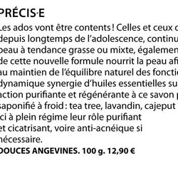 Précise savon