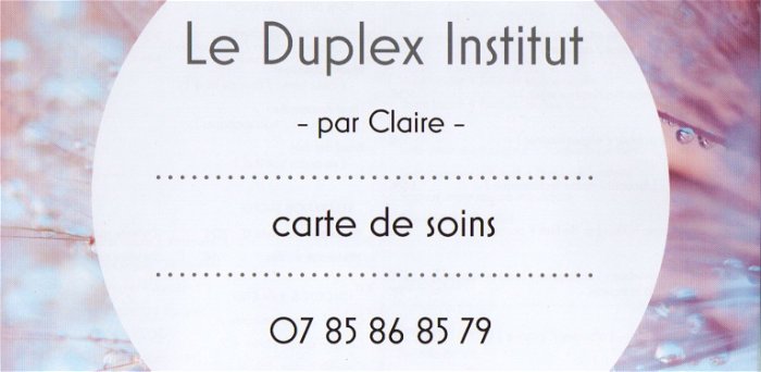 Le Duplex Institut par Claire