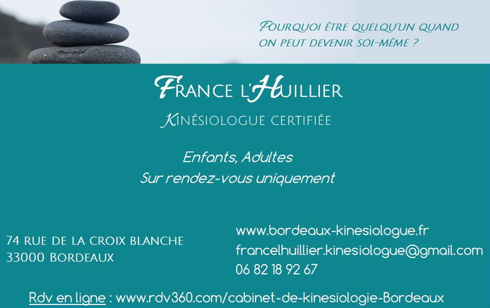 France l'Huillier - Kinésiologue Bordeaux : photo 1