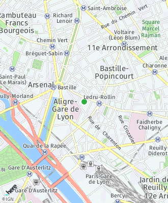Plan d'accés Pauline Vautrin - Cabinet Paramédical Paris 10