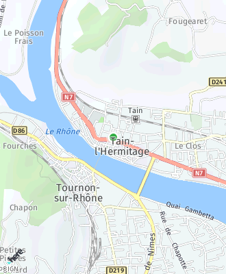Plan d'accés Le Romans des Lunettes-Tain