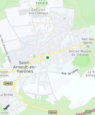Plan d'accés Mairie de Saint-Arnoult-en-Yvelines