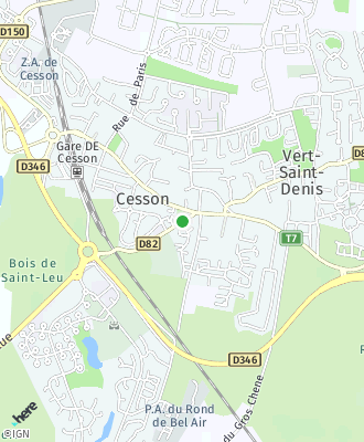 Plan d'accés Mairie de Cesson