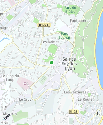 Plan d'accés VILLE DE SAINTE-FOY-LES-LYON