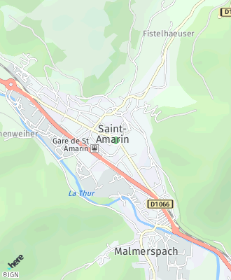 Plan d'accés VILLE DE SAINT-AMARIN
