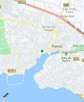 Plan d'accés Mairie de Pornic