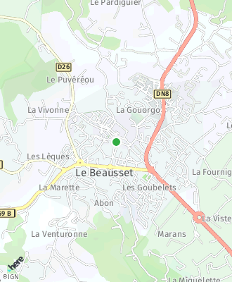 Plan d'accés Mairie du Beausset