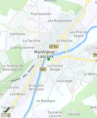 Plan d'accés Mairie de Montignac-Lascaux
